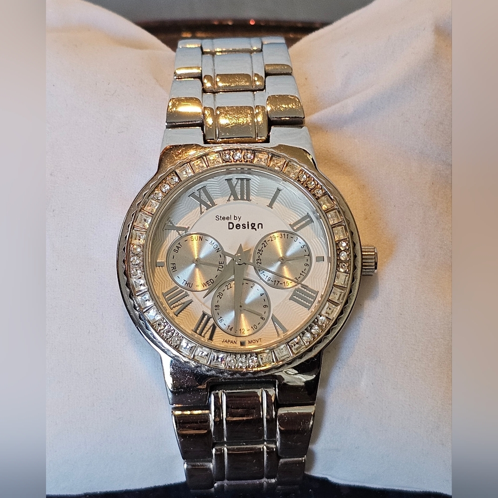 Steel by Design Silver Bracelet Watch